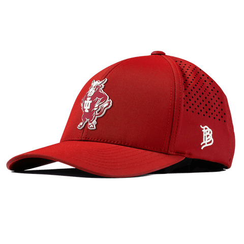 Indiana University "Vintage Bison" Curved Performance Red