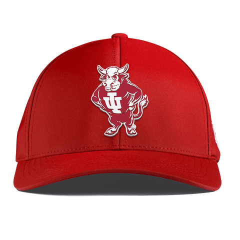 Indiana University "Vintage Bison" Curved Performance Red