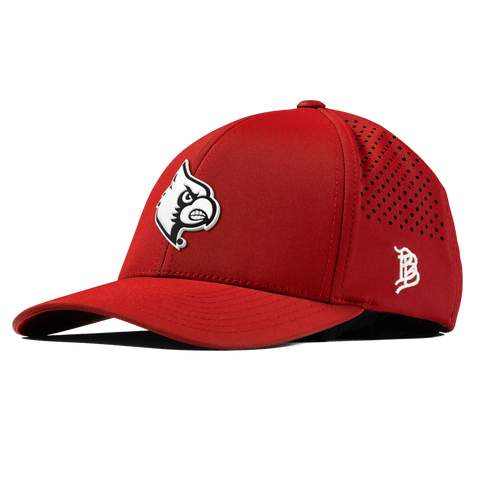 University of Louisville "Vintage Louisville Team Logo" Curved Performance Red