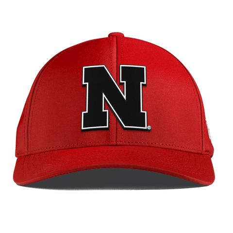 University of Nebraska "Vintage Nebraska Team Logo" Curved Performance Red 
