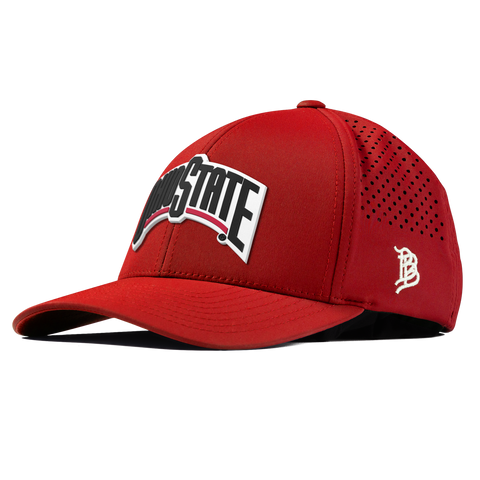 Ohio State University "Vintage Ohio State Block" Curved Performance Red