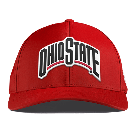 Ohio State University "Vintage Ohio State Block" Curved Performance Red