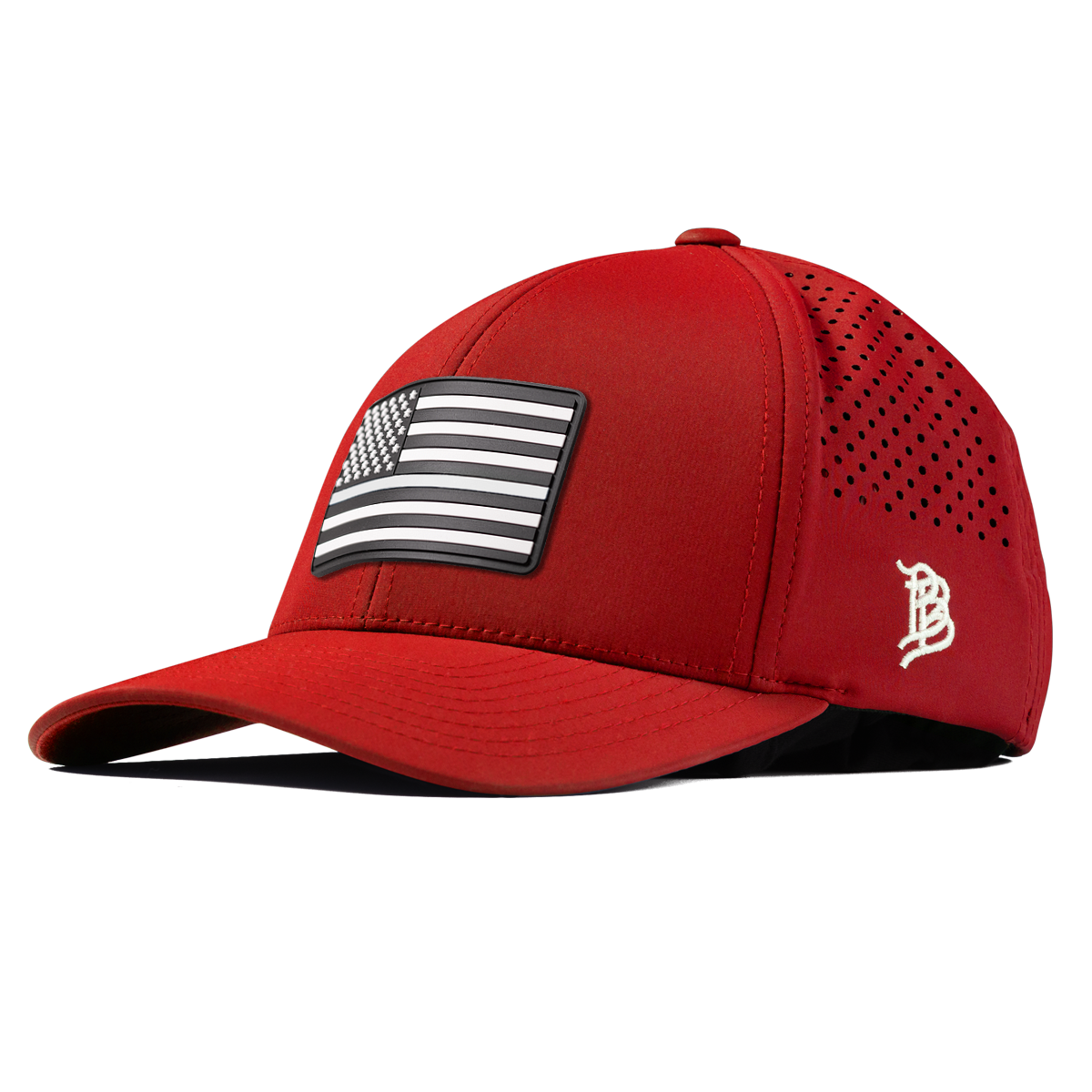 Vintage Old Glory Curved Performance Red