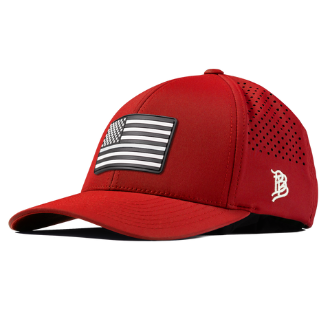 Vintage Old Glory Curved Performance Red