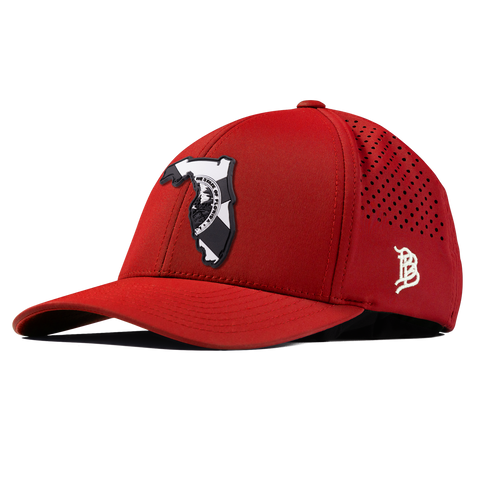 Florida Vintage Curved Performance Red