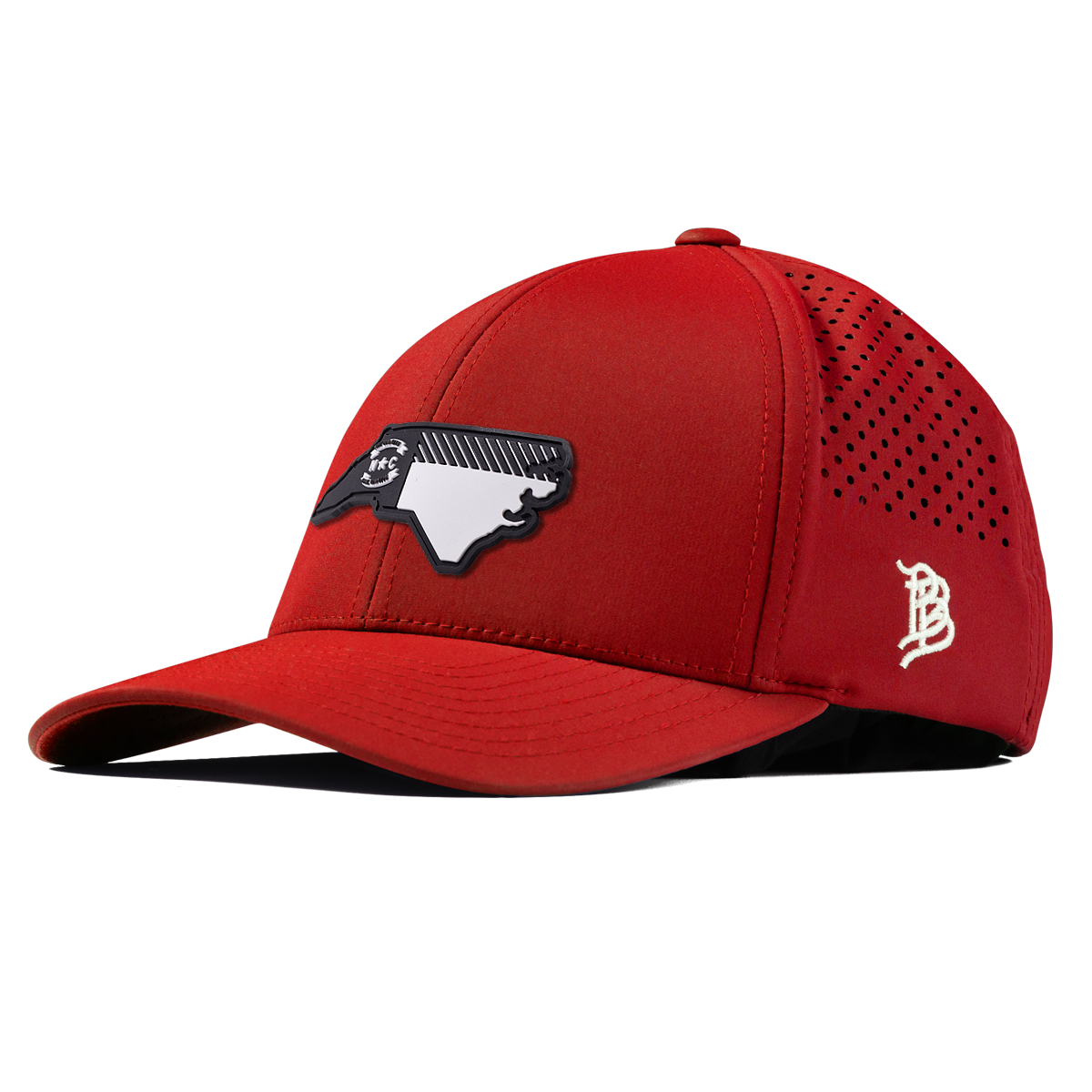 North Carolina Vintage Curved Performance Red