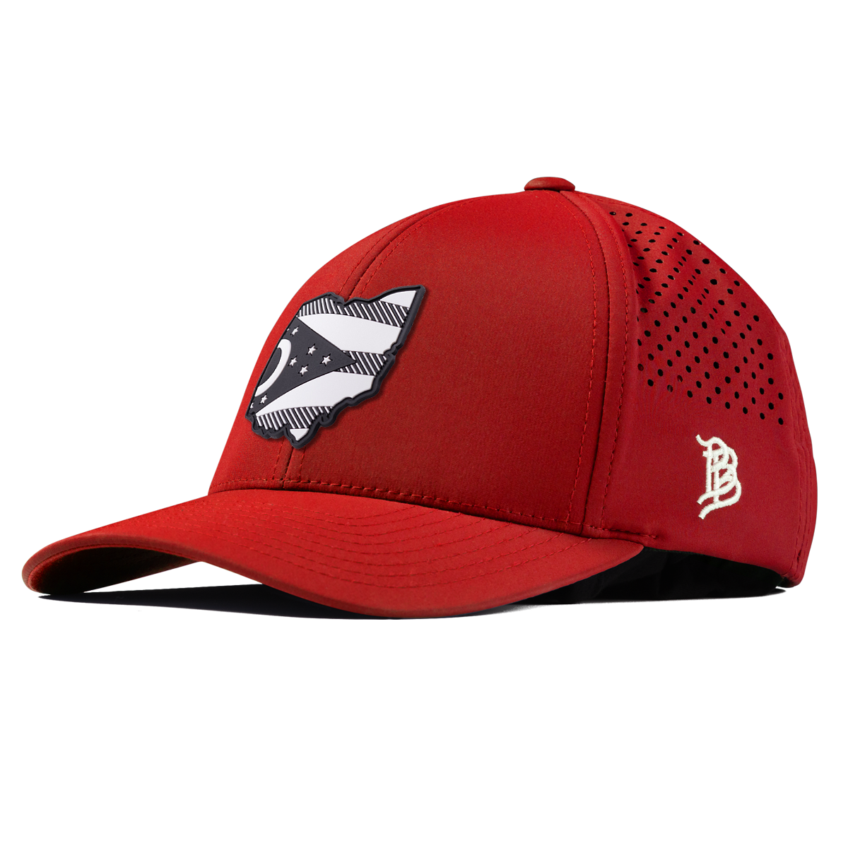 Ohio Vintage Curved Performance Red