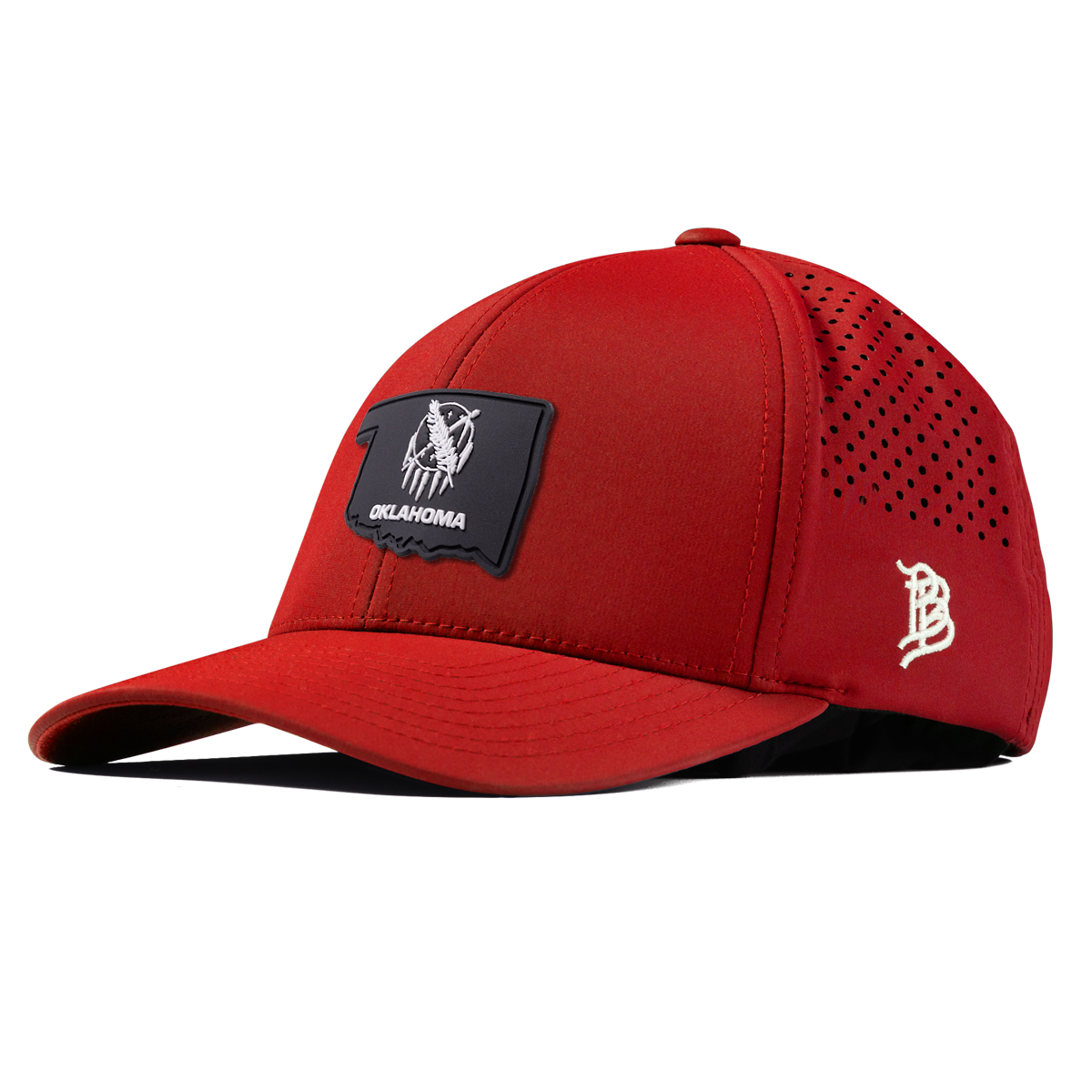 Oklahoma Vintage Curved Performance Red