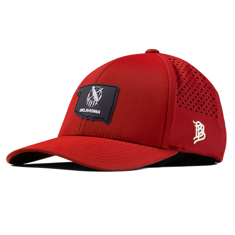 Oklahoma Vintage Curved Performance Red