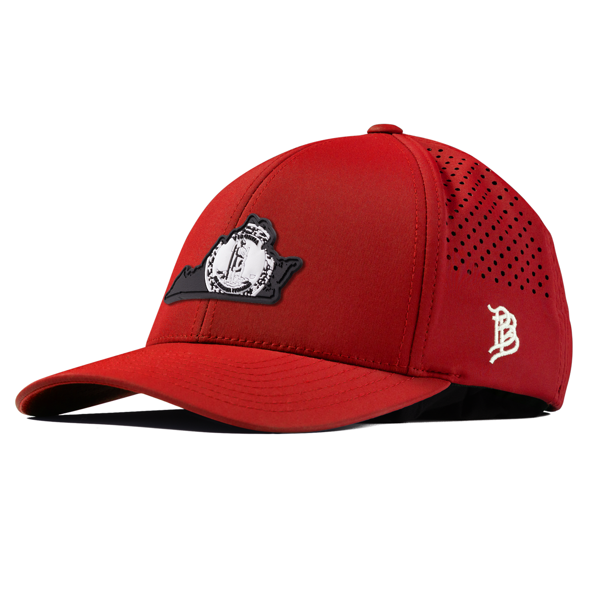 Virginia Vintage Curved Performance Red