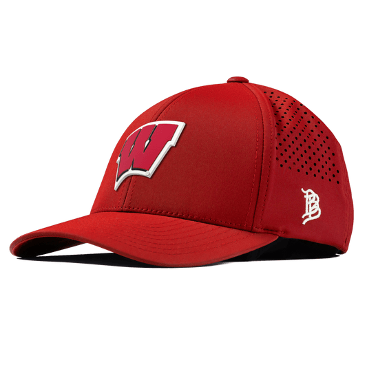 University of Wisconsin "Wisconsin Team Logo" Curved Performance Red