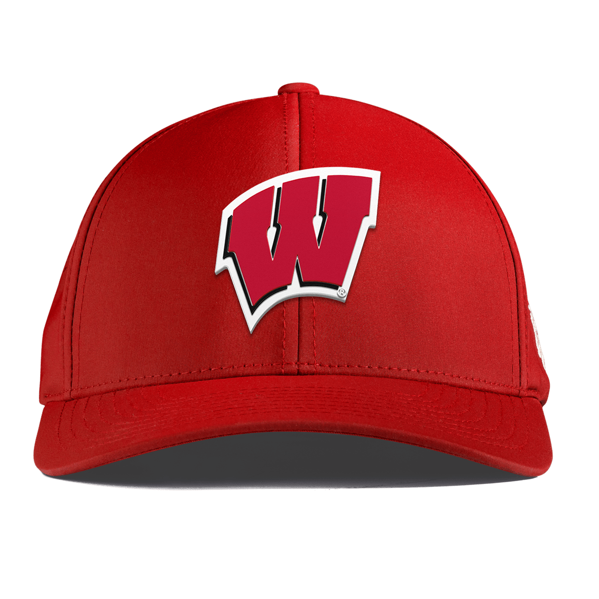 University of Wisconsin "Wisconsin Team Logo" Curved Performance Red