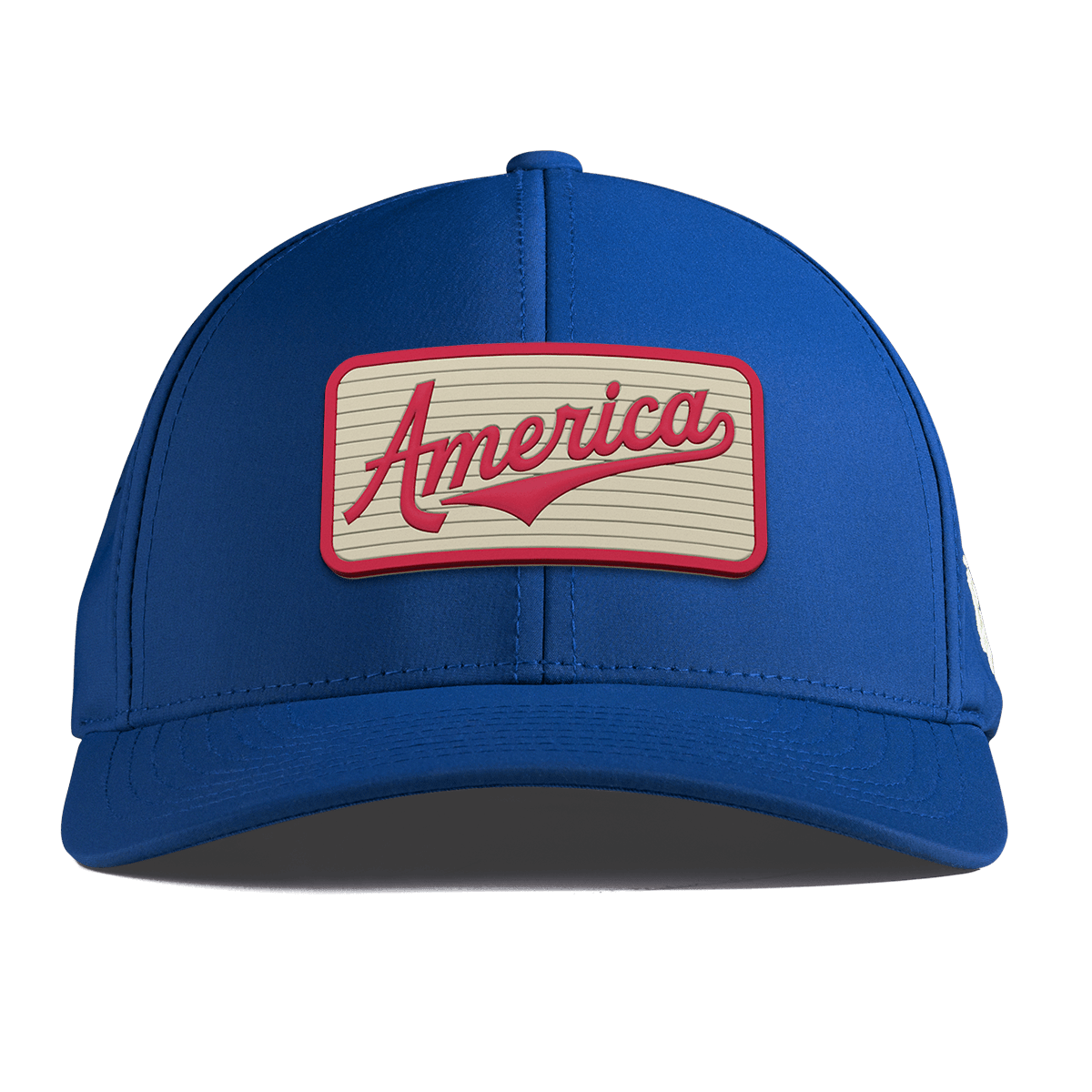 America Badge Curved Performance Royal