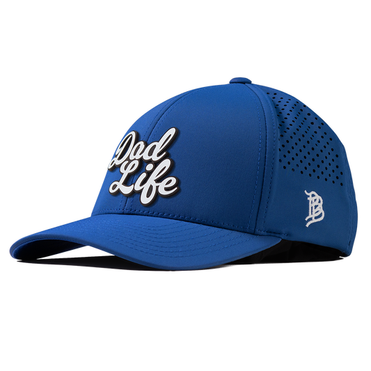 Dad Life Script Curved Performance Royal