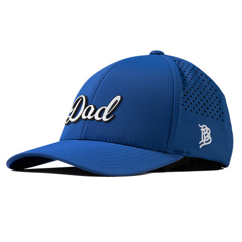 Dad Script Curved Performance Royal