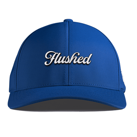 Flushed Script Curved Performance Royal