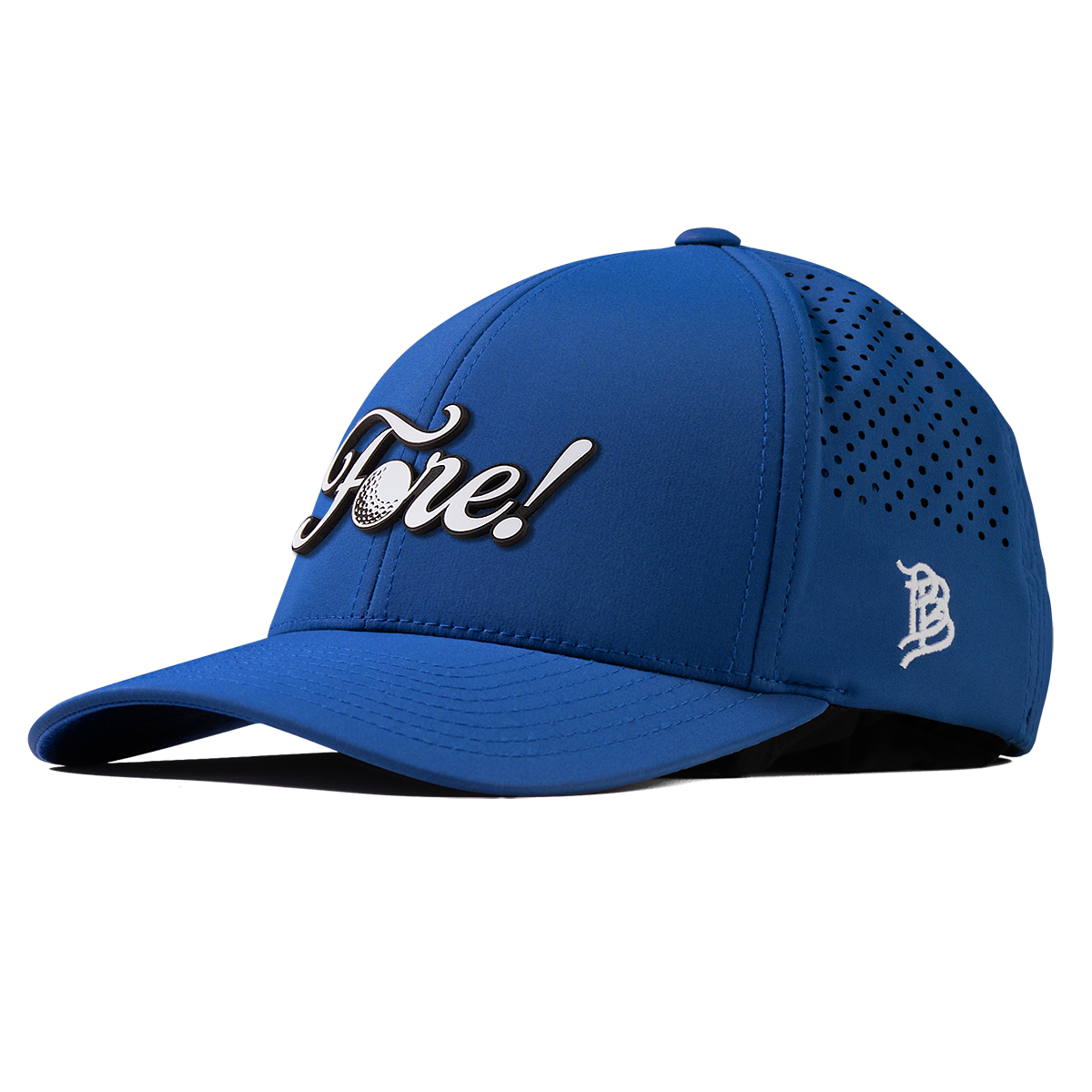 Fore! Script Curved Performance Royal