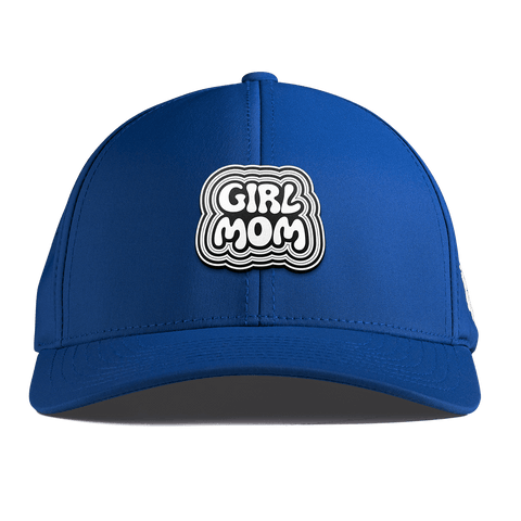 Girl Mom Curved Performance Royal