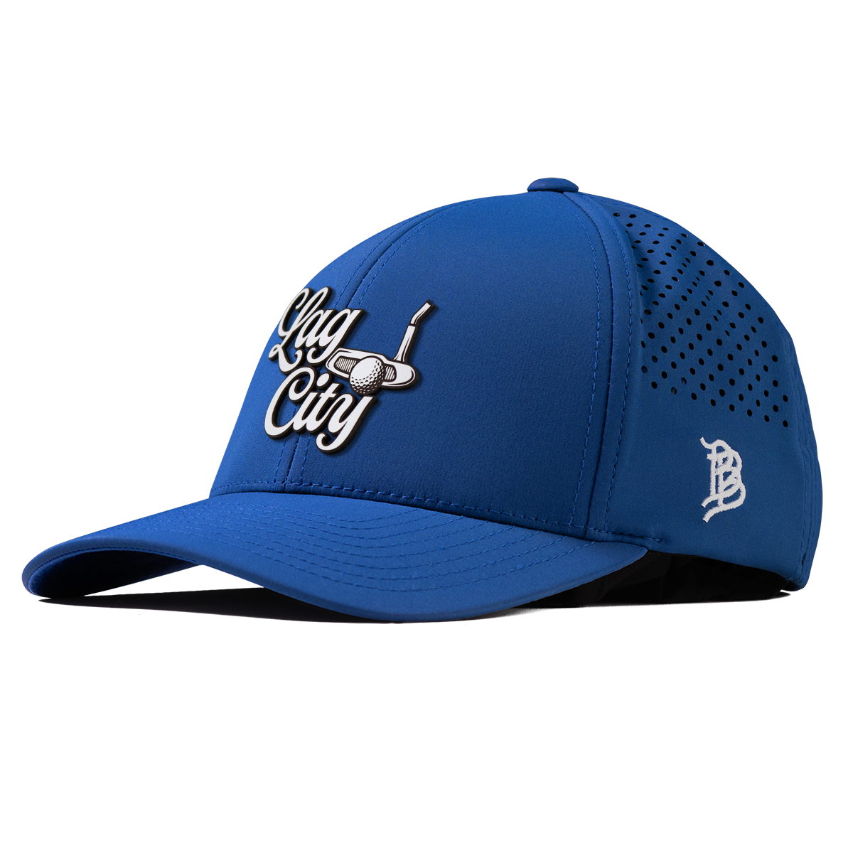 Lag City Script Curved Performance Royal