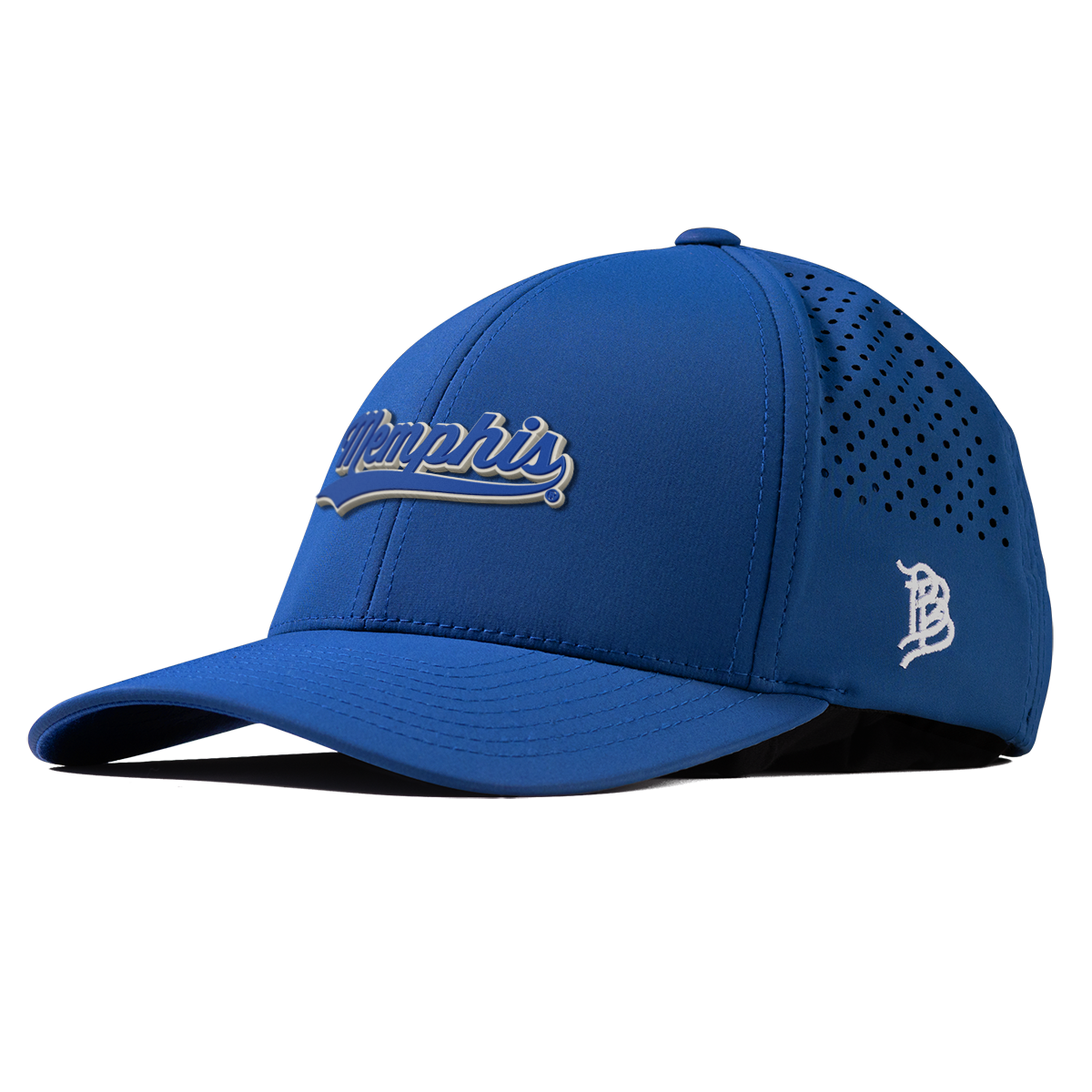 University of Memphis "Memphis Script" Curved Performance Royal