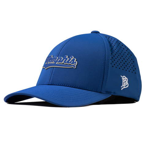 University of Memphis "Memphis Script" Curved Performance Royal