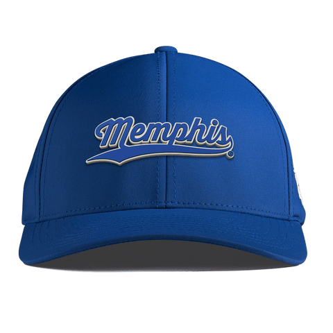University of Memphis "Memphis Script" Curved Performance Royal