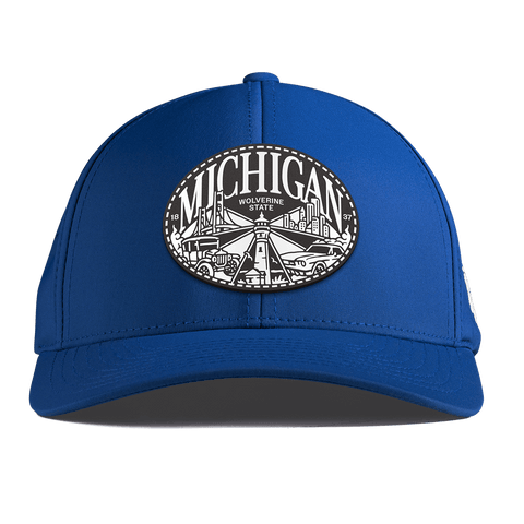 Michigan Traveler Curved Performance Royal