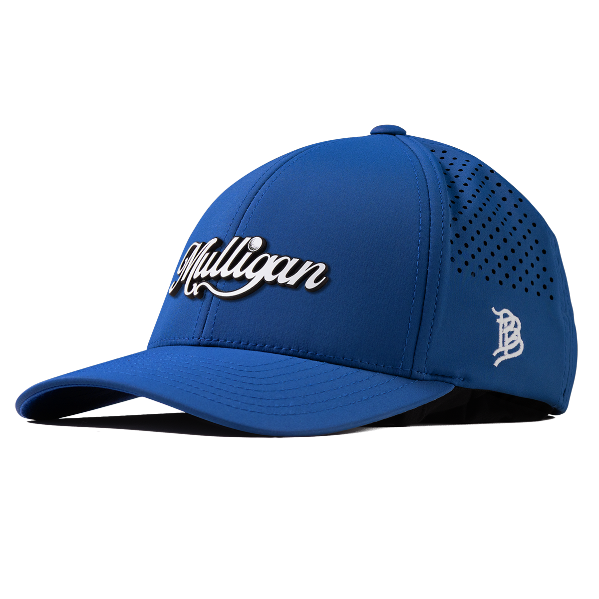 Mulligan Script Curved Performance Royal