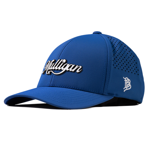 Mulligan Script Curved Performance Royal