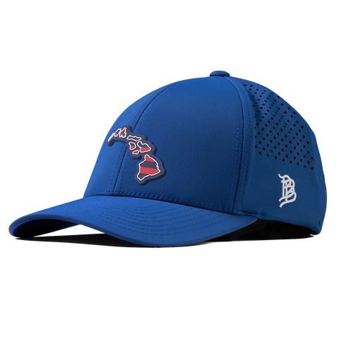 Hawaii Patriot Series Curved Performance Royal