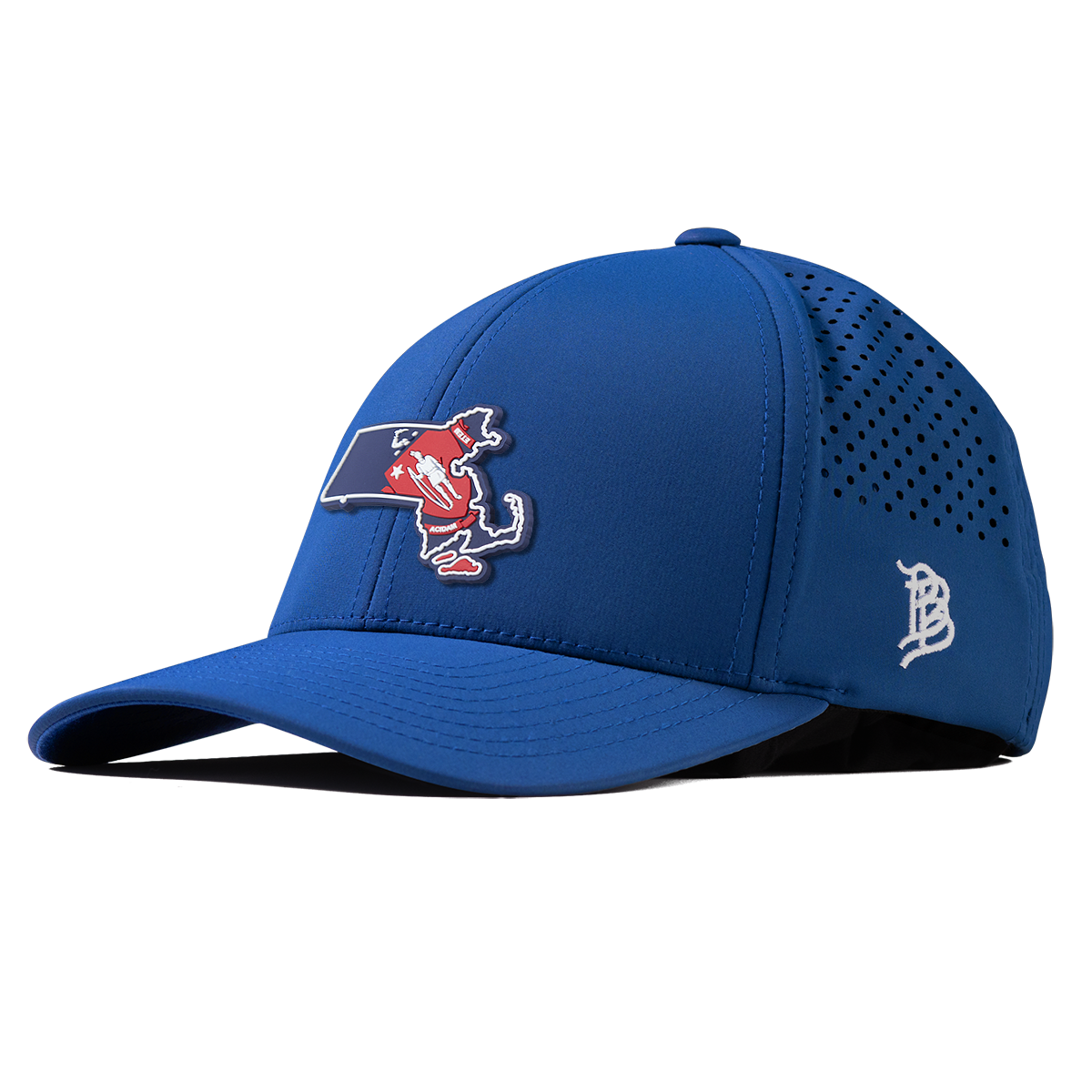 Massachusetts Patriot Series Curved Performance Royal