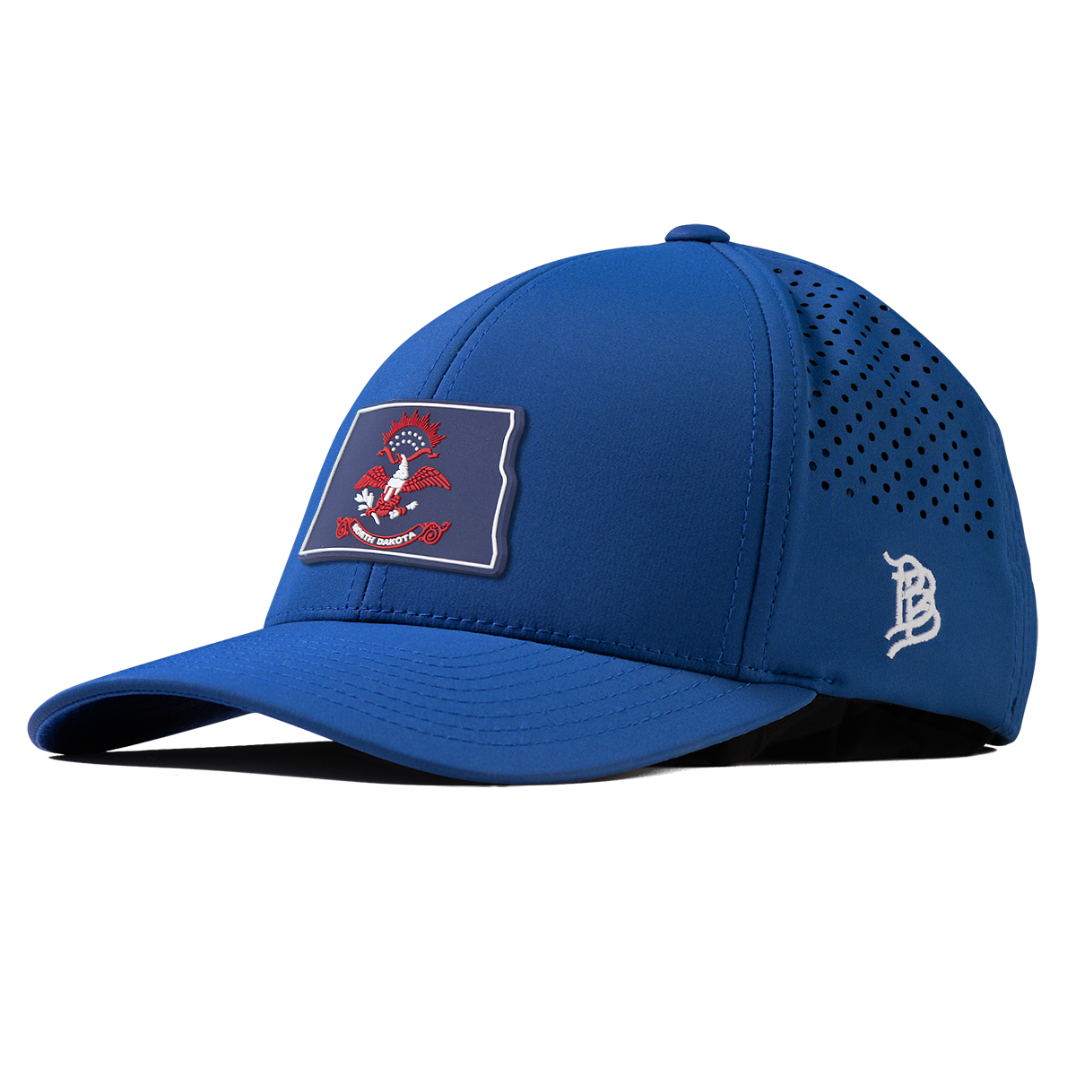 North Dakota Patriot Series Curved Performance Royal