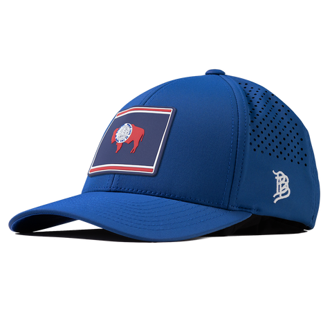 Wyoming Patriot Series Curved Performance Royal