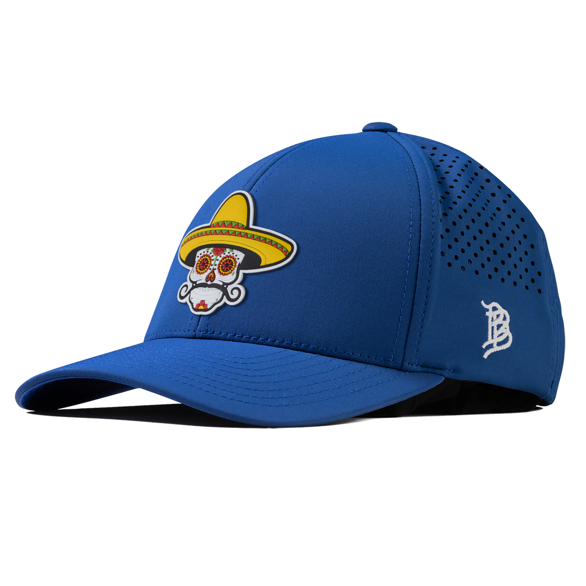Sombrero Skull PVC Curved Performance Royal