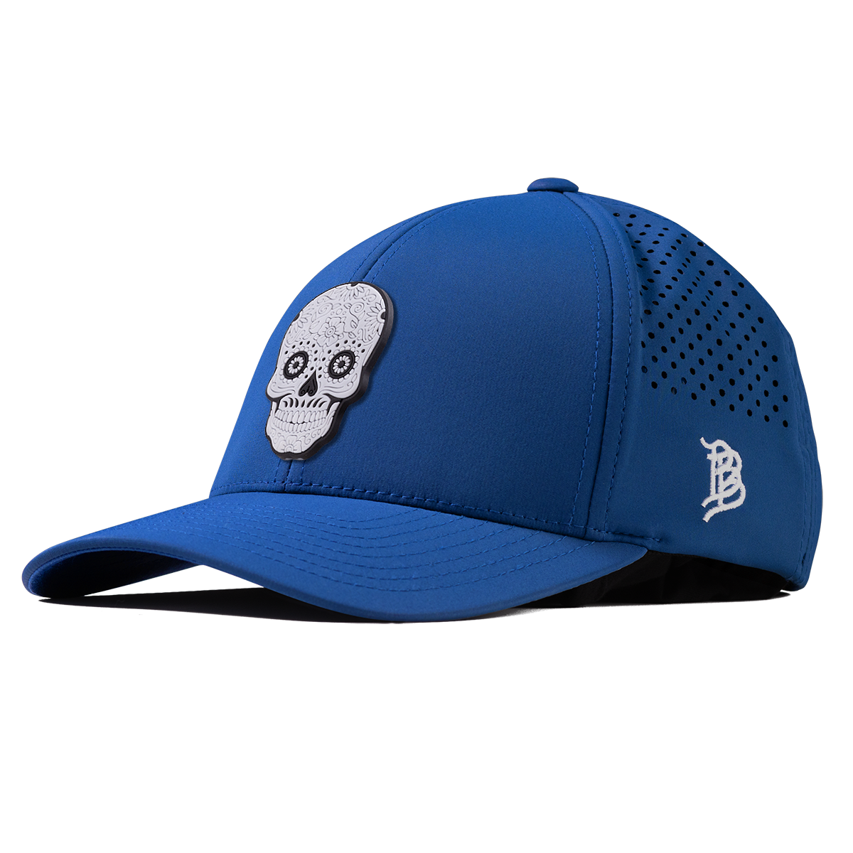 Sugar Skull PVC Curved Performance Royal