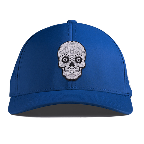 Sugar Skull PVC Curved Performance Royal