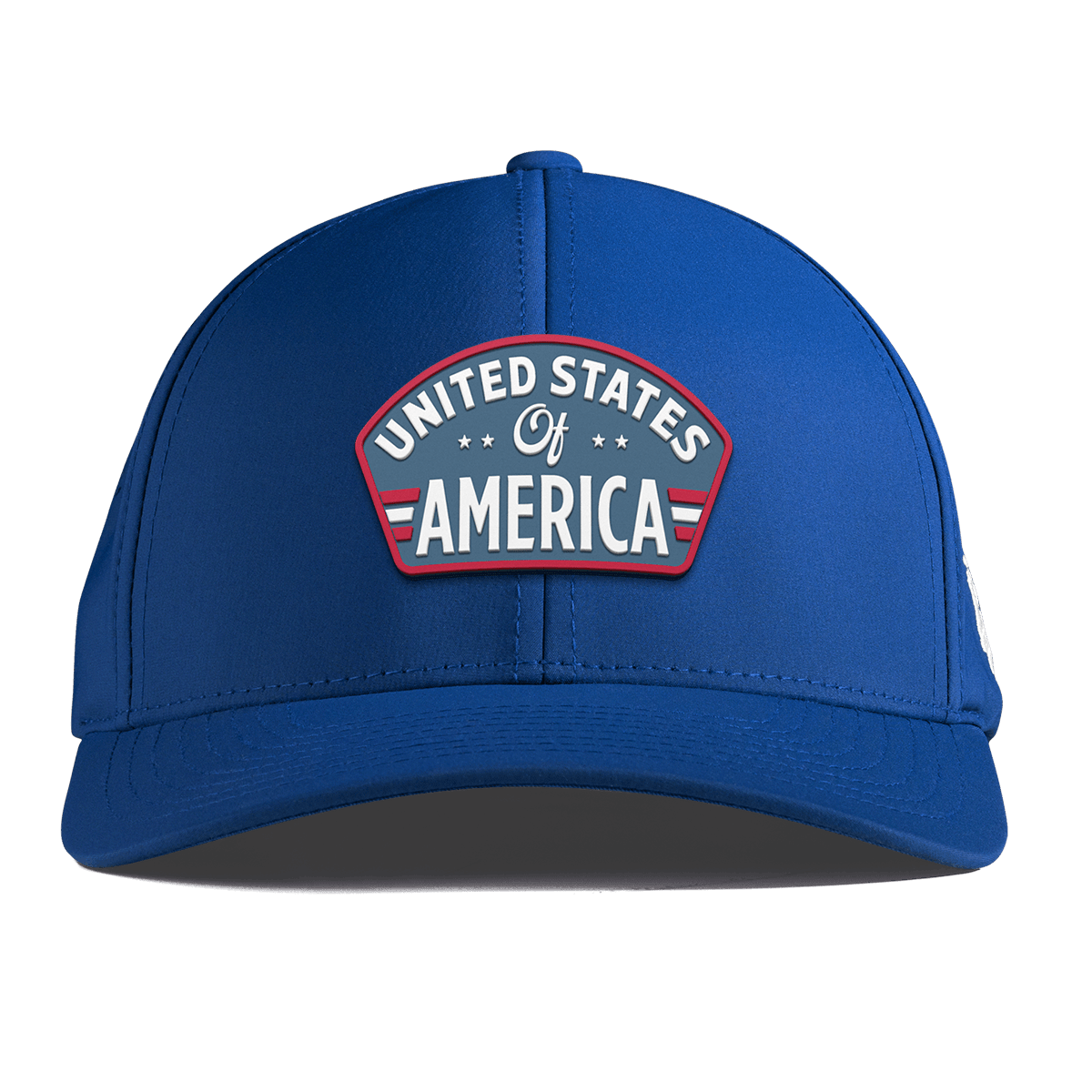 United States of America Badge Curved Performance Royal