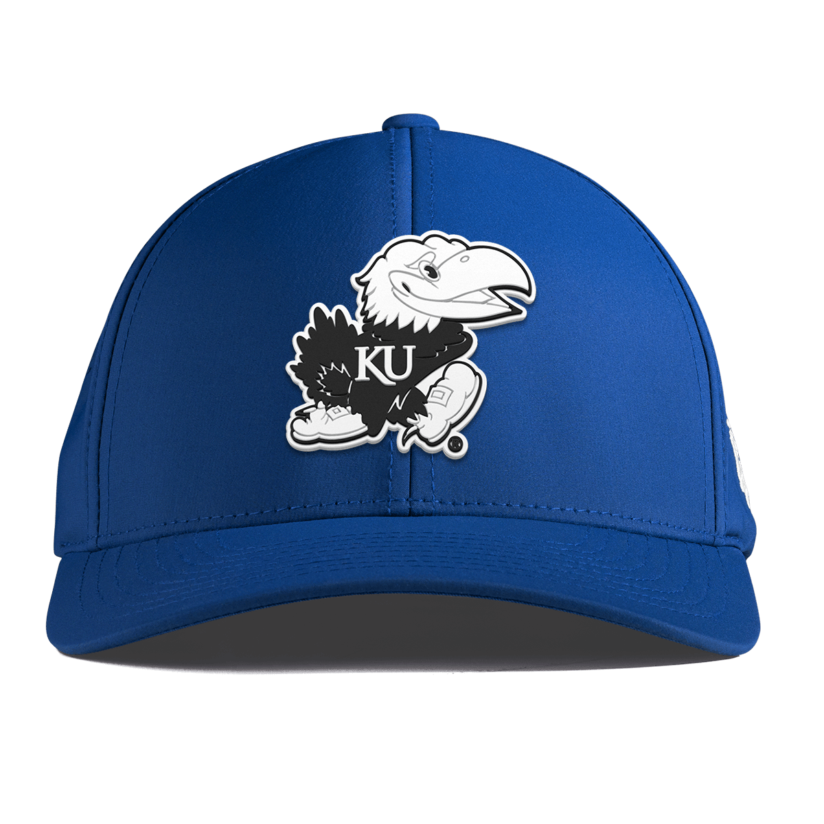 University of Kansas "Vintage Jayhawk" Curved Performance Royal