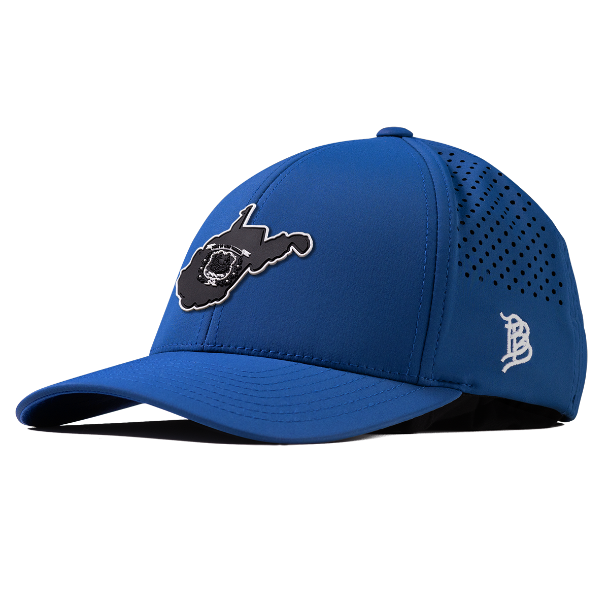 West Virginia Vintage Curved Performance Royal