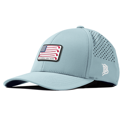 Hailey Ostrom "All American Golf Club" Curved Performance Sky Blue