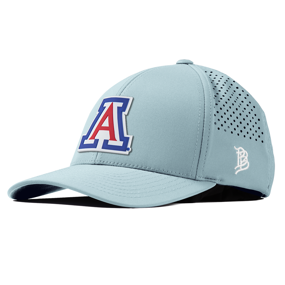 University of Arizona "Arizona Block" Curved Performance Sky Blue