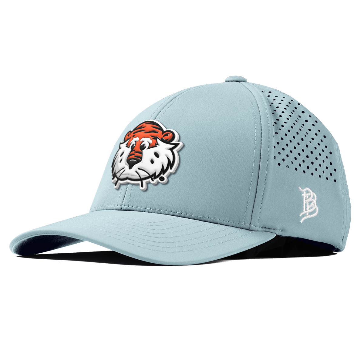 Auburn University "Aubie The Tiger" Curved Performance Sky Blue
