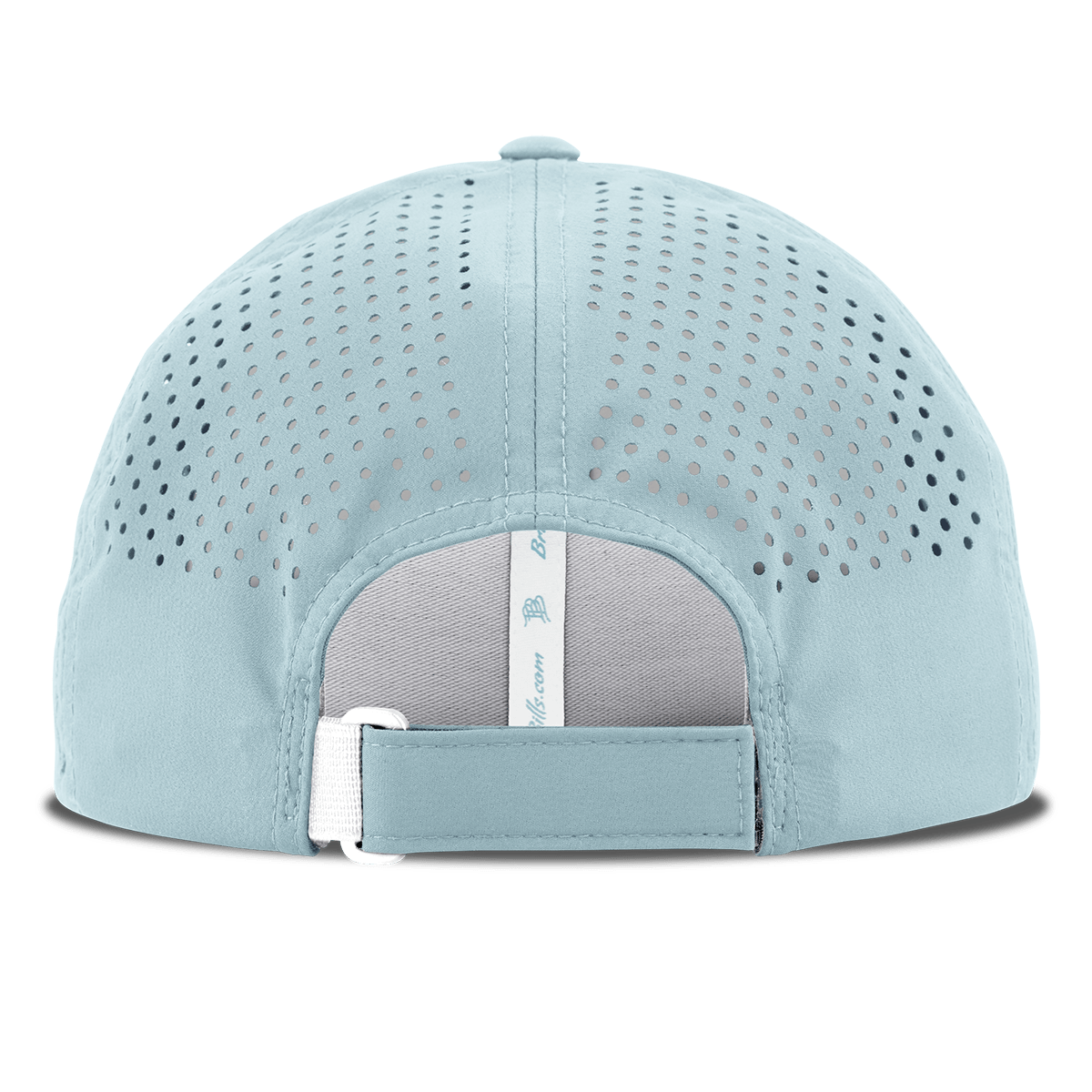 Dad Life Script Curved Performance Back Sky Blue