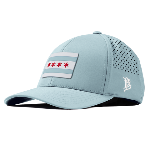 Chicago Flag Curved Performance Sky Blue