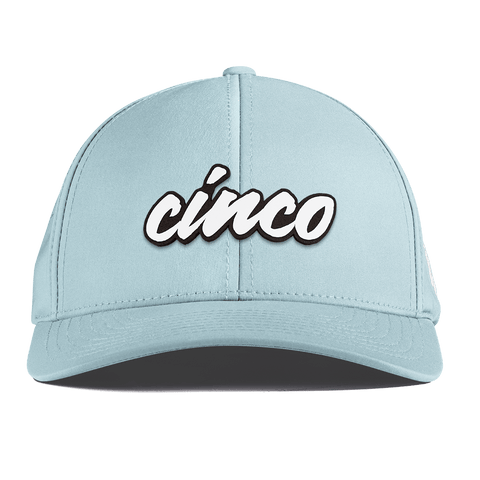 Cinco Script Curved Performance Sky Blue