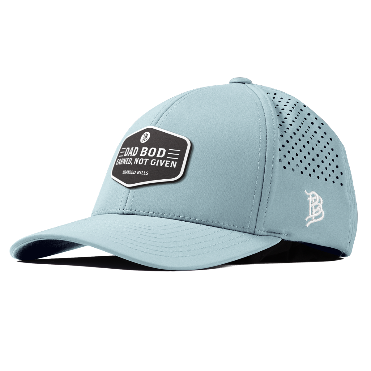 Dad Bod Curved Performance Sky Blue