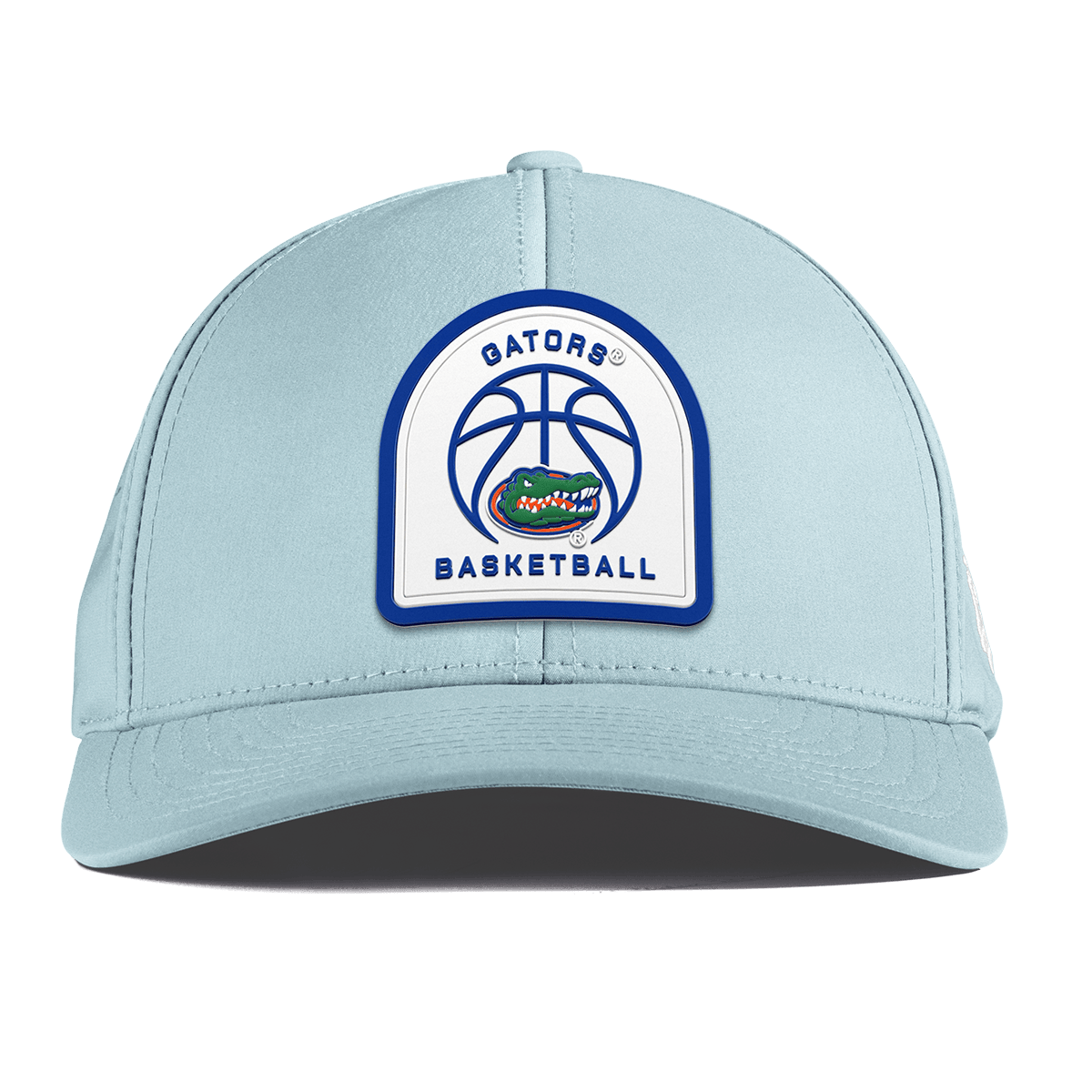 University of Florida "Gator Basketball" Curved Performance Sky Blue