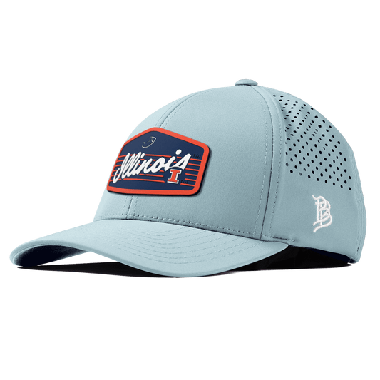 University of Illinois "Illini Football" Curved Performance Sky Blue