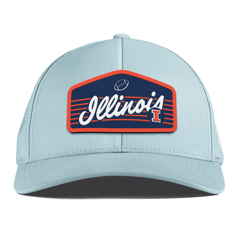 University of Illinois "Illini Football" Curved Performance Sky Blue