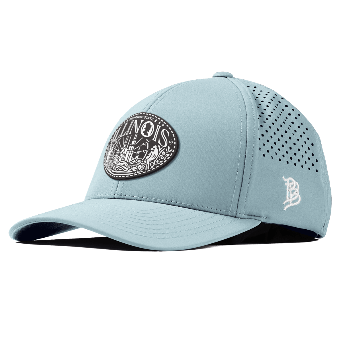Illinois Traveler Curved Performance Sky Blue